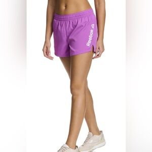 Reebok Athletic Shorts Size XXL Purple Athleisure Athletic Running Gym Outdoors